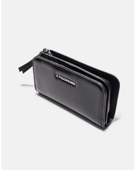 Stradivarius White Wallet With Zip