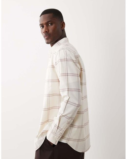 Calvin Klein Natural Check Oxford Shirt for men