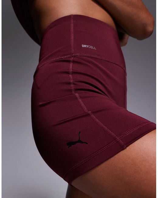 Leggings Cortos De 5" Básicos Tad Essential Hw De -Rojo PUMA de color Red