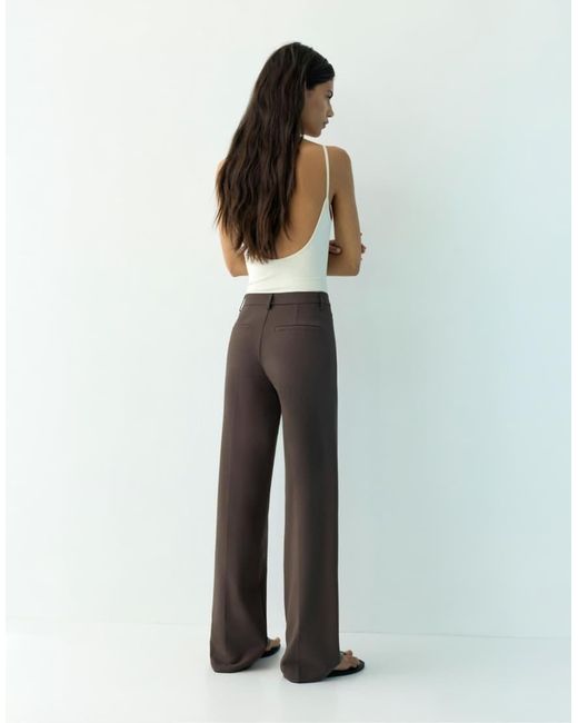 Pull&Bear Blue Pants With Back Pockets