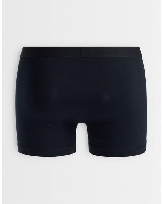 ASOS Blue 3 Pack Breathemax Trunks for men
