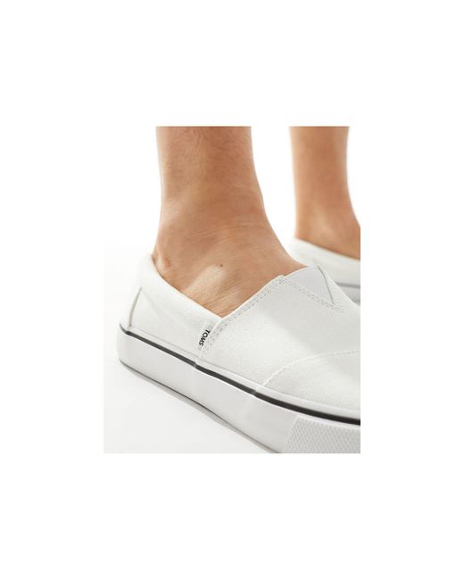 Alpargata fenix - sneakers senza lacci bianche di TOMS in White da Uomo