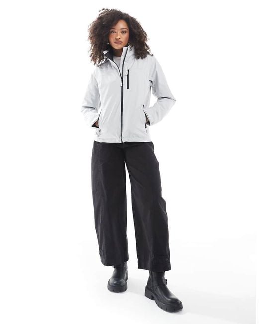 Helly Hansen White Crew Hooded Midlayer Sailing Jacket 2.0