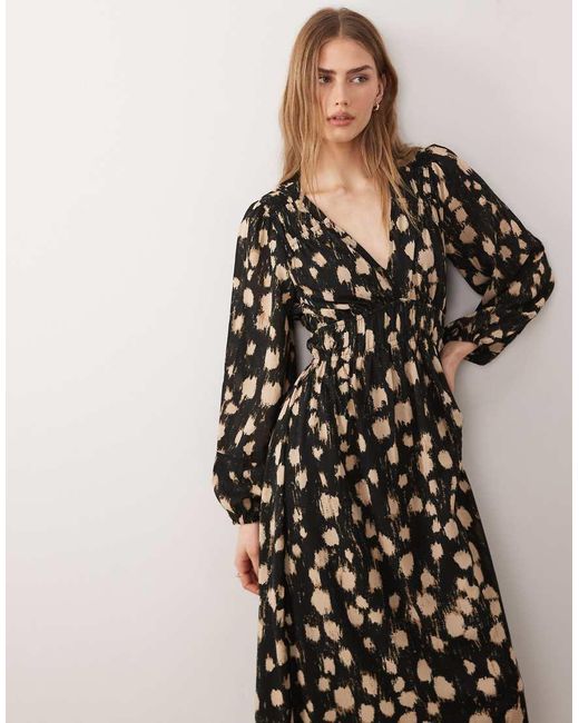 Wednesday's Girl White Long Sleeve Midaxi Dress