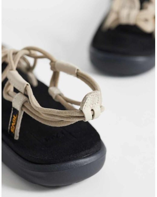 Teva Black Voya Infinity Sandals