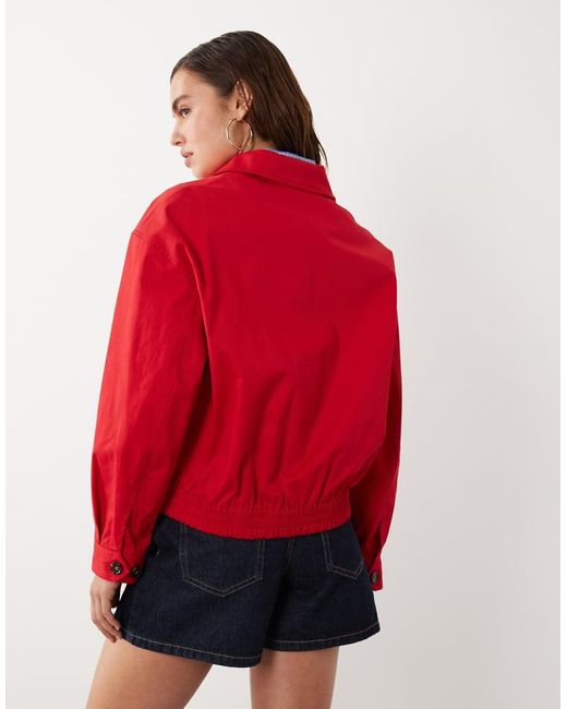 In Collaborazione Con Hailey Bieber di Mango in Red