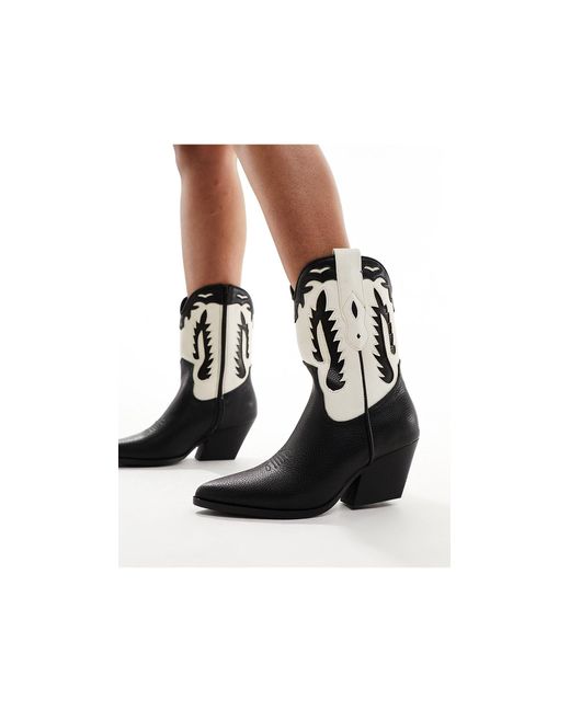 Truffle Collection White Western Boots