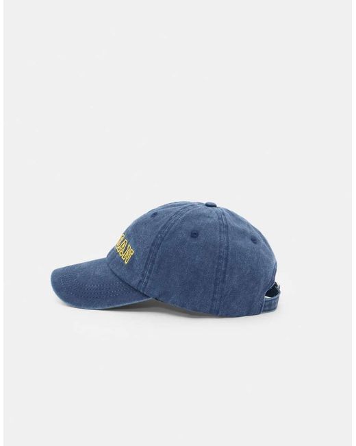 Pull&Bear Blue Michigan Graphic Cap