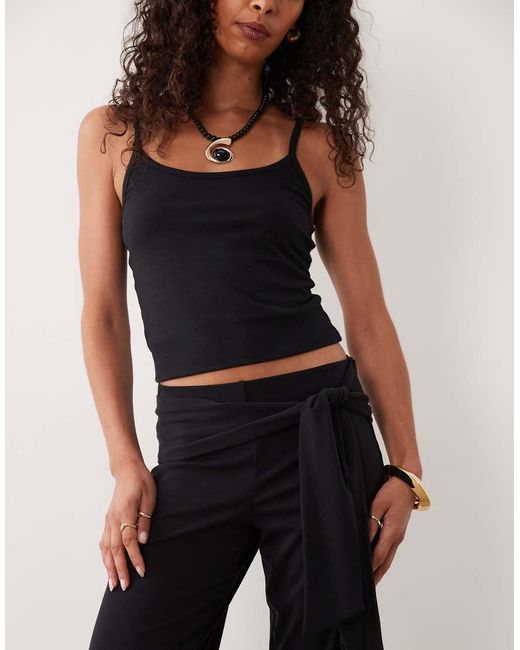 Cotton On Black Honey Tie Pant