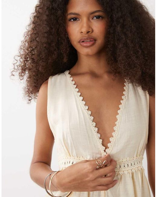 Brave Soul Yellow V-neck Vest