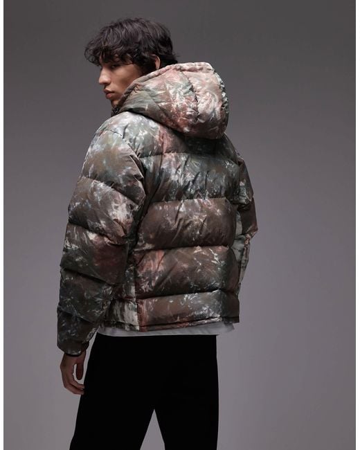 Gramicci Gray Down Puffer Jacket for men