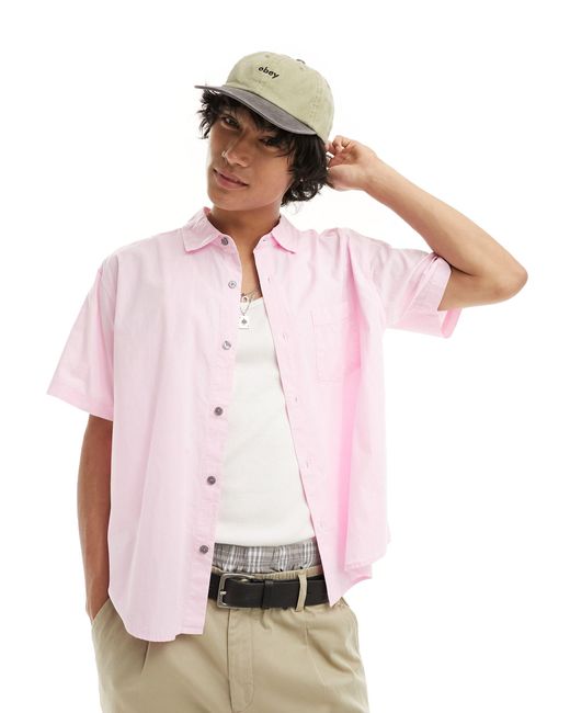 Camisa Obey de hombre de color Pink