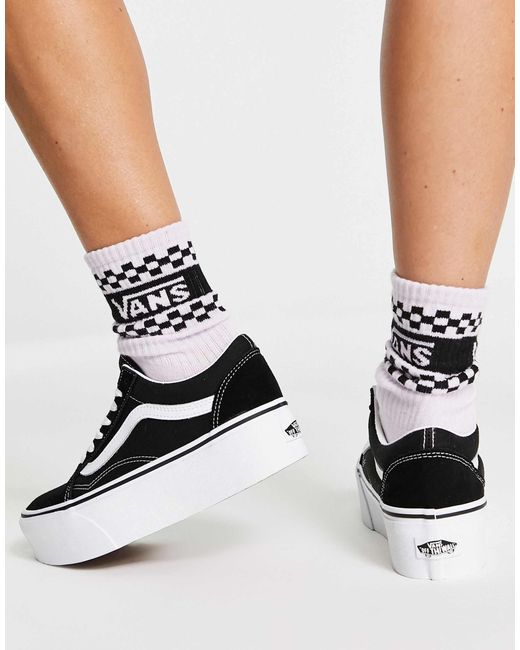 Vans White Old Skool Stackform Trainers