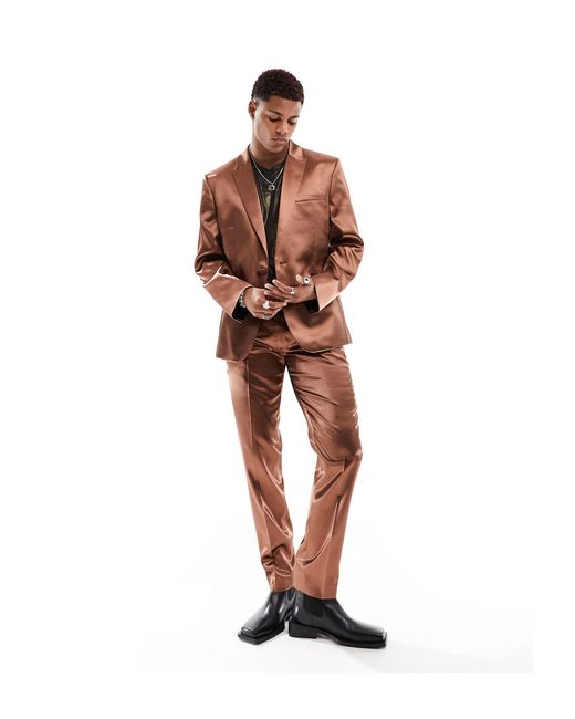 ASOS Metallic Regular Suit Jacket for men