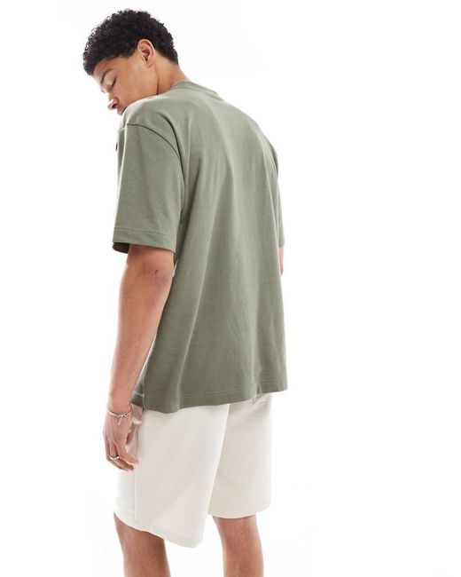Hollister Verkoelend Recht T-Shirt Met Bol Logo in het Green voor heren