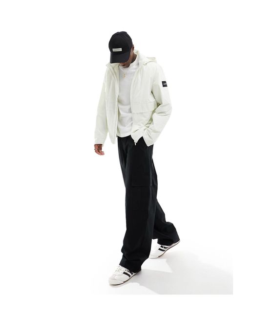 Mix media - giacca di Calvin Klein in White da Uomo