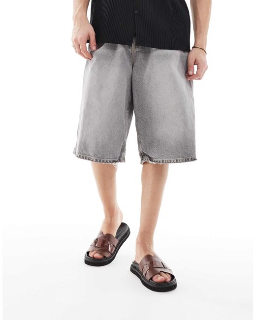 Claquettes avec semelle crantée ASOS pour homme en coloris Brown