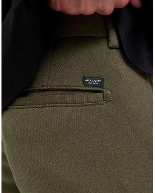 Jack & Jones Green Chino Trousers for men
