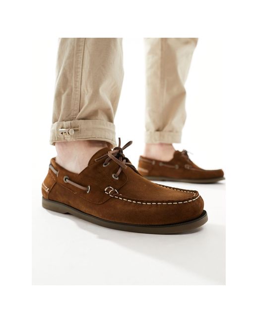 Core - chaussures bateau en daim - marron Tommy Hilfiger pour homme en coloris Brown