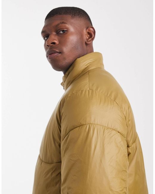 ASOS Natural Puffer Jacket for men