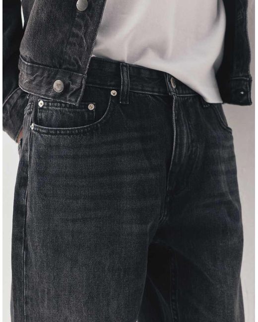 Pull&Bear White Straight-Leg Jeans for men