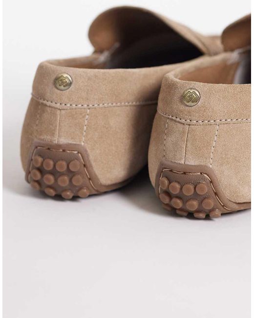 ASOS Natural Penny Driver Loafer for men