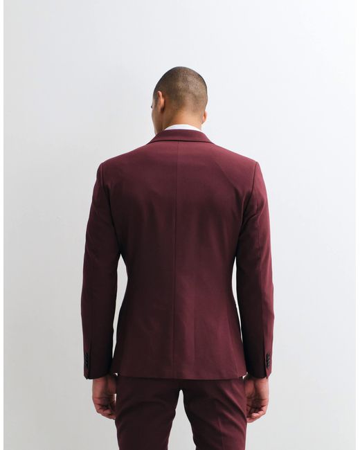 Blazer ASOS pour homme en coloris Red