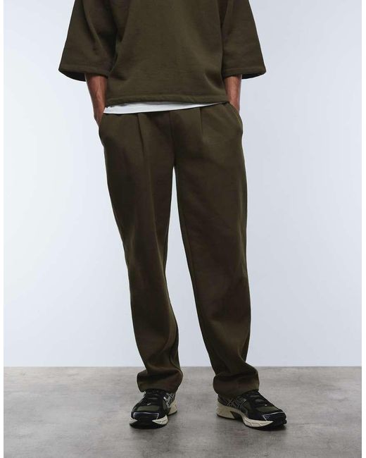 ASOS Green Straight Leg Trackies for men