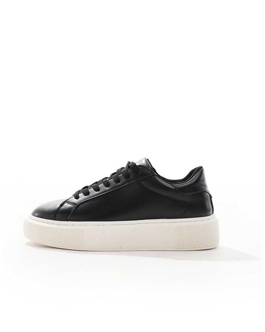Jack & Jones White Faux Leather Trainer for men