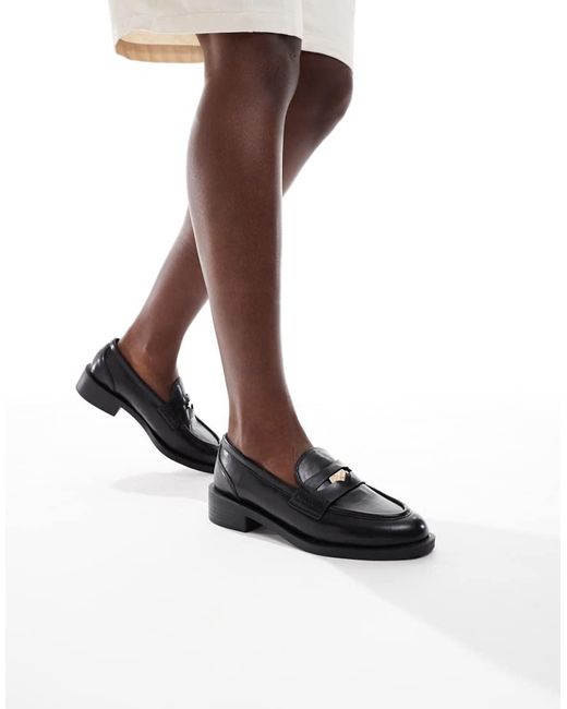 Raid White Nonnie Penny Loafers