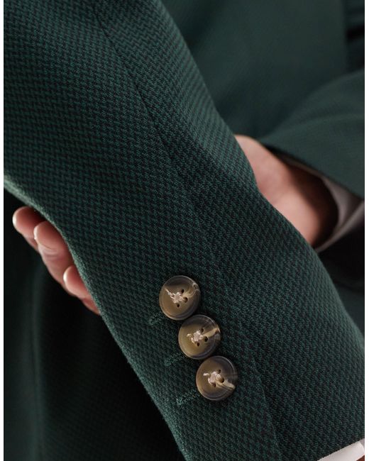ASOS Green Wedding Superskinny Suit Jacket for men