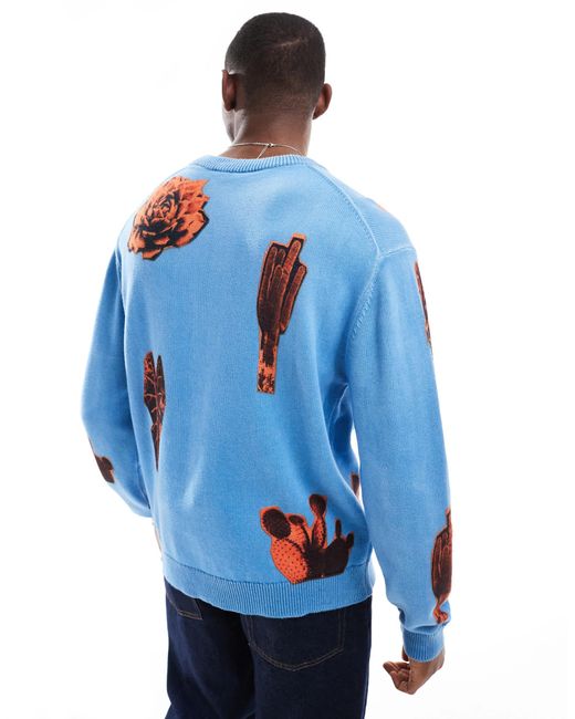 Paul Smith – strickpullover in Blue für Herren