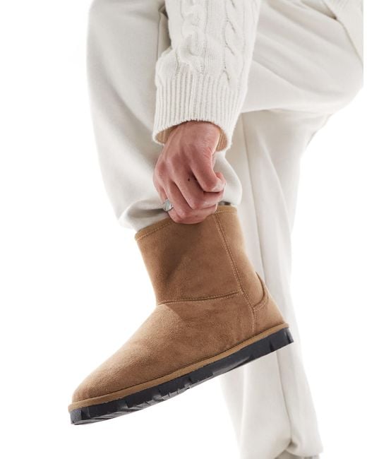 ASOS White Slipper Boots for men