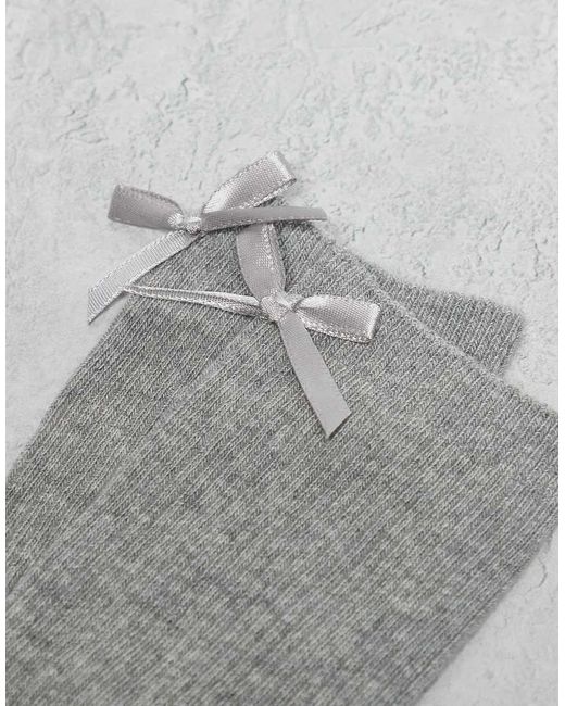 JJXX Metallic 3 Pack Of Socks With Bow Detailing