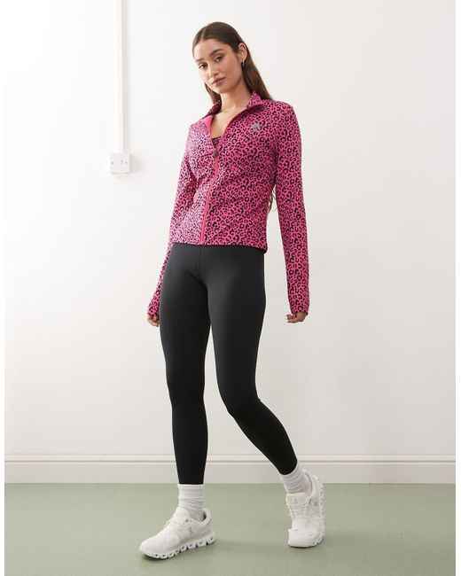 OOSC Purple Infinite Cropped Zipped Jacket