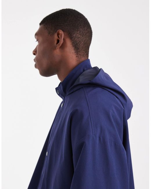 ASOS Blue Windbreaker Jacket for men