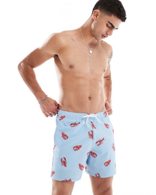 Hollister Blue Swimwear Shorts for men