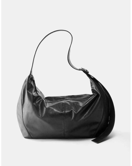 Pull&Bear Black Shopper Bag