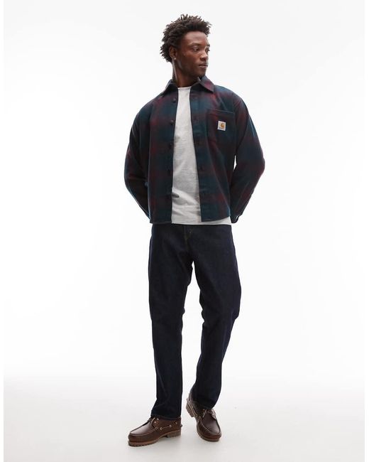 Carhartt Blue Brennan Shirt Jacket for men