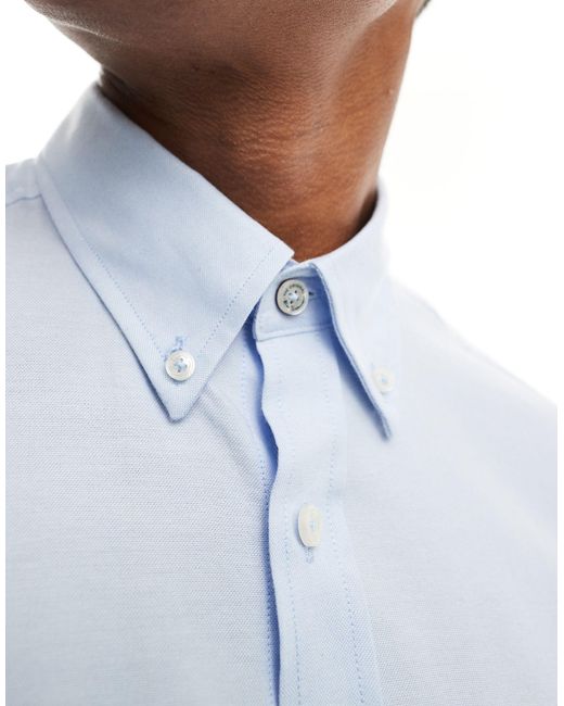 Chemise oxford rayée à manches longues - clair Ben Sherman pour homme en coloris Blue