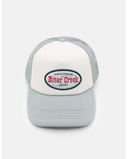Pull&Bear Gray Bitter Creek Cap for men