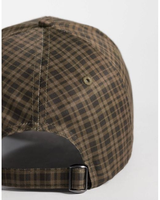 Umbro Cap mit karomuster in Brown für Herren