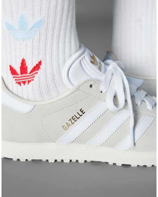 Adidas Originals Gray Adidas originals – gazelle – golfschuhe ohne spikes
