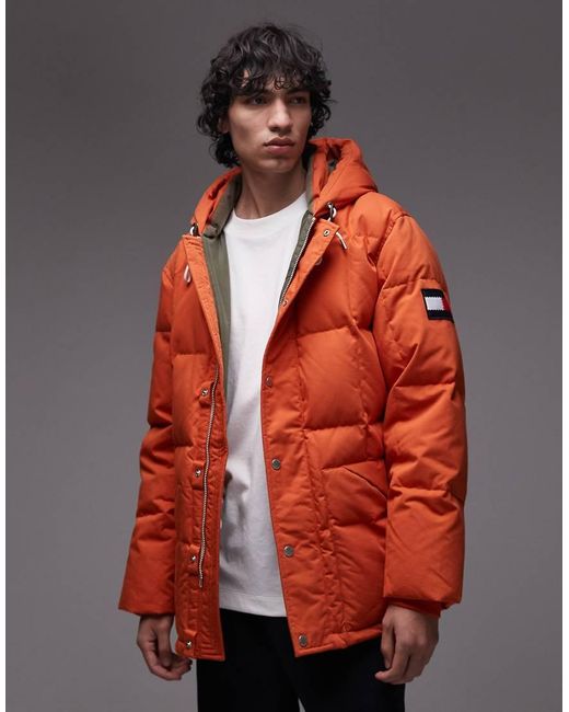 Tommy Hilfiger Red Square Baffle Down Parka for men