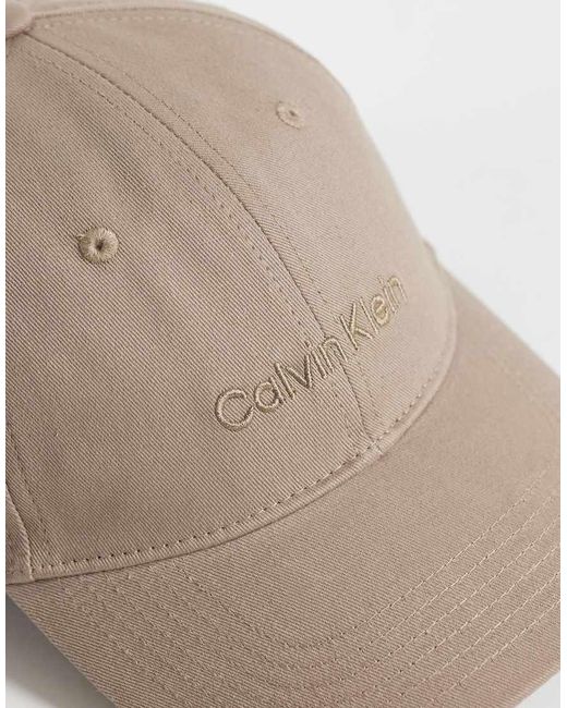 Calvin Klein Natural Jeans Embroidery Baseball Cap for men