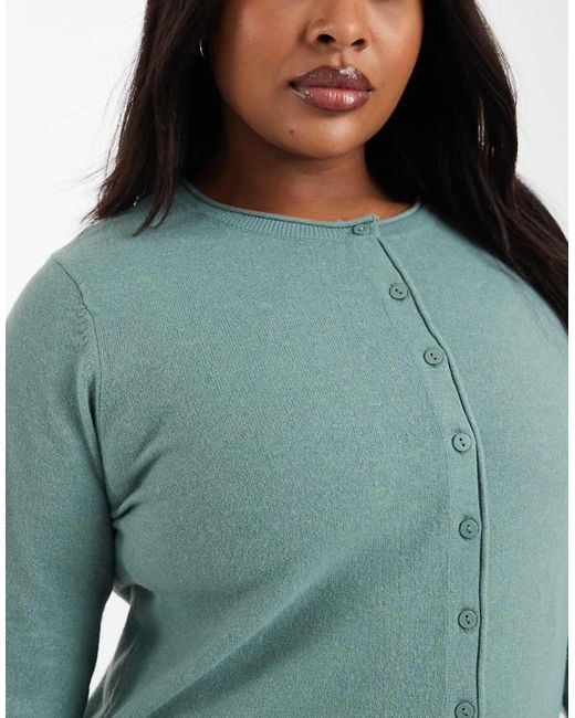 ONLY Blue Button Through Cardigan