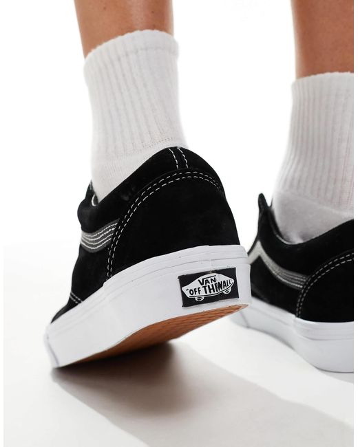 Vans Black Old Skool Suede Trainers