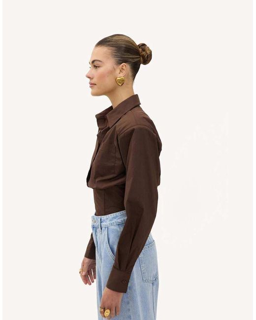 Loavies Blue Luminous Desire Tailored Blouse