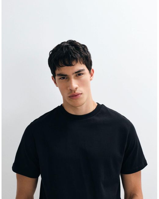 ASOS – basic-t-shirt in Blue für Herren