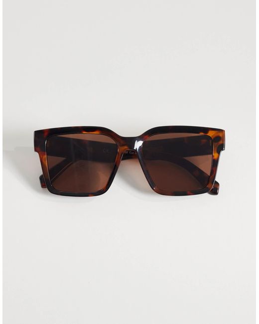 Vero Moda Brown – eckige sonnenbrille